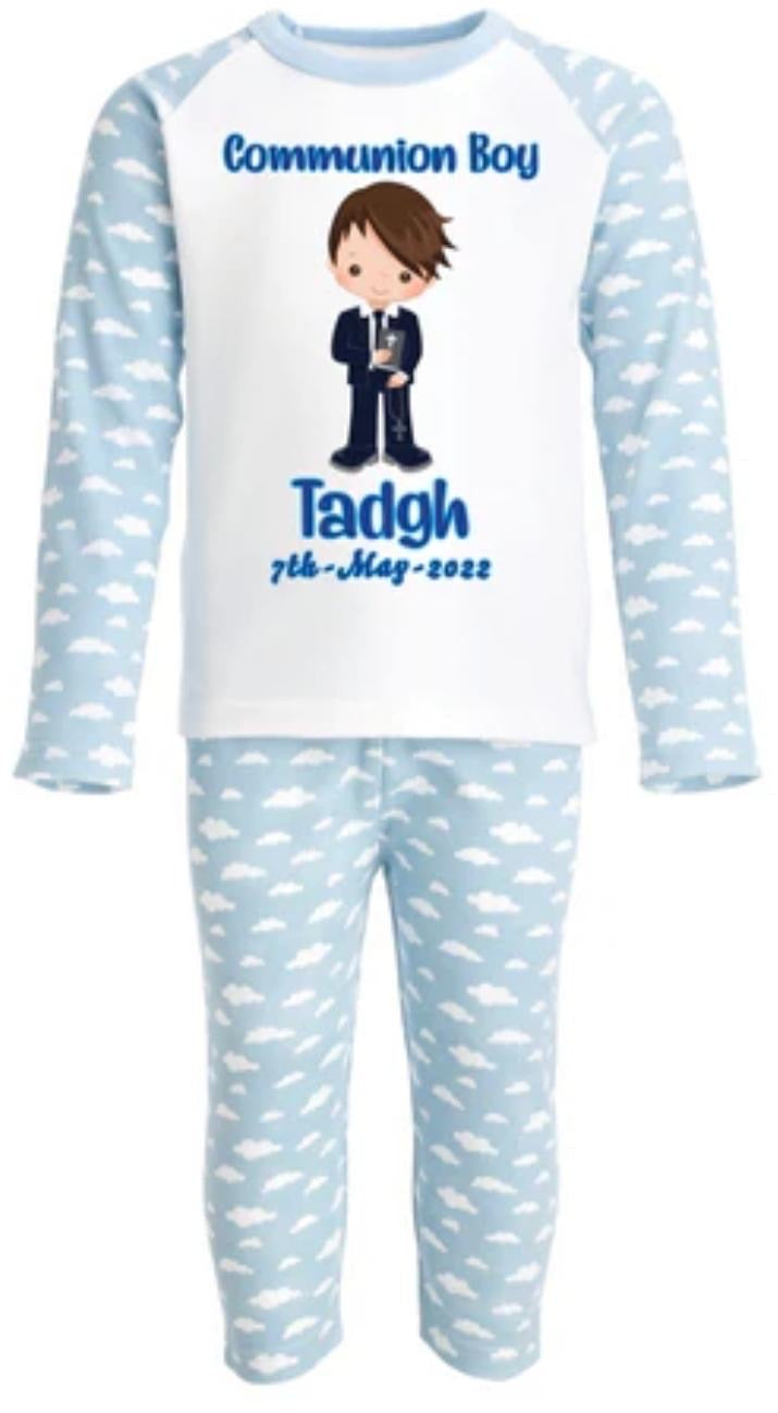 Personalised communion online pyjamas