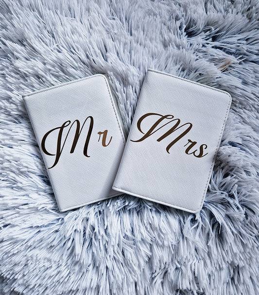 Mr and Mrs Passport Covers